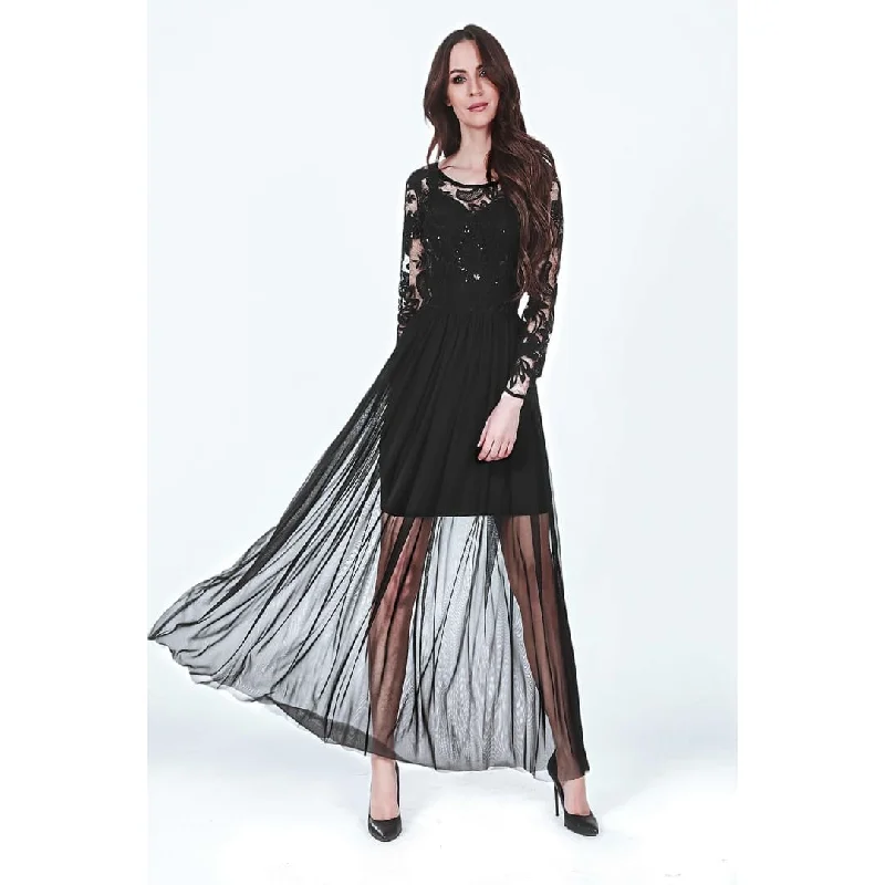 Evening dress Marselini Cowl Neckline Elegant