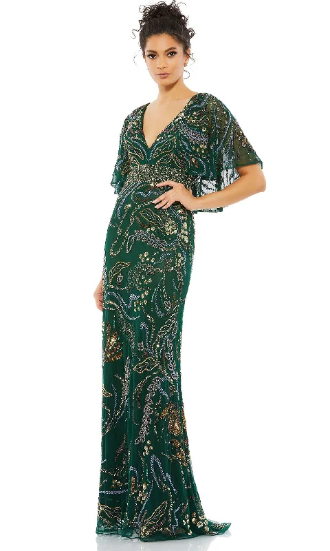 Mac Duggal 5239 - Embellished V-Neck Evening Dress Tunics Seasonal trendy