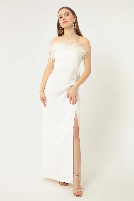 Women'S Otrish Detailed Evening Dress & Graduation Dress Tunics Cozy comfortable