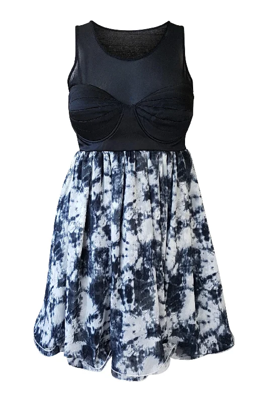 RARE LONDON Opulence Bustier Mini Party Dress (UK 8) Tunics Mesh breathable