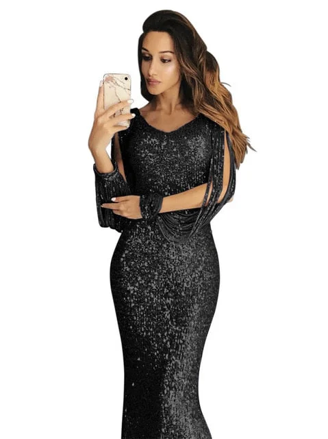 black dress