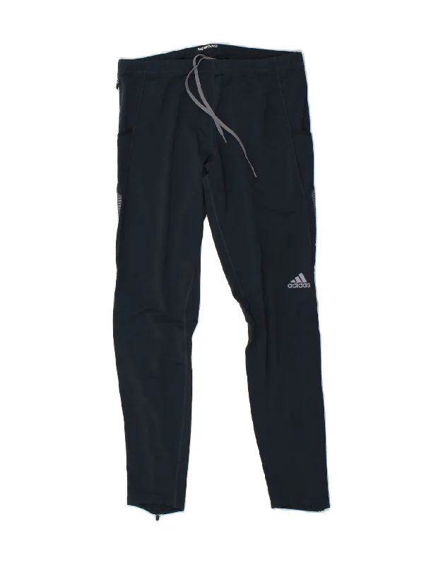 ADIDAS Womens Supernova Leggings UK 16 Large  Navy Blue Comfortable Sports Performance Tights